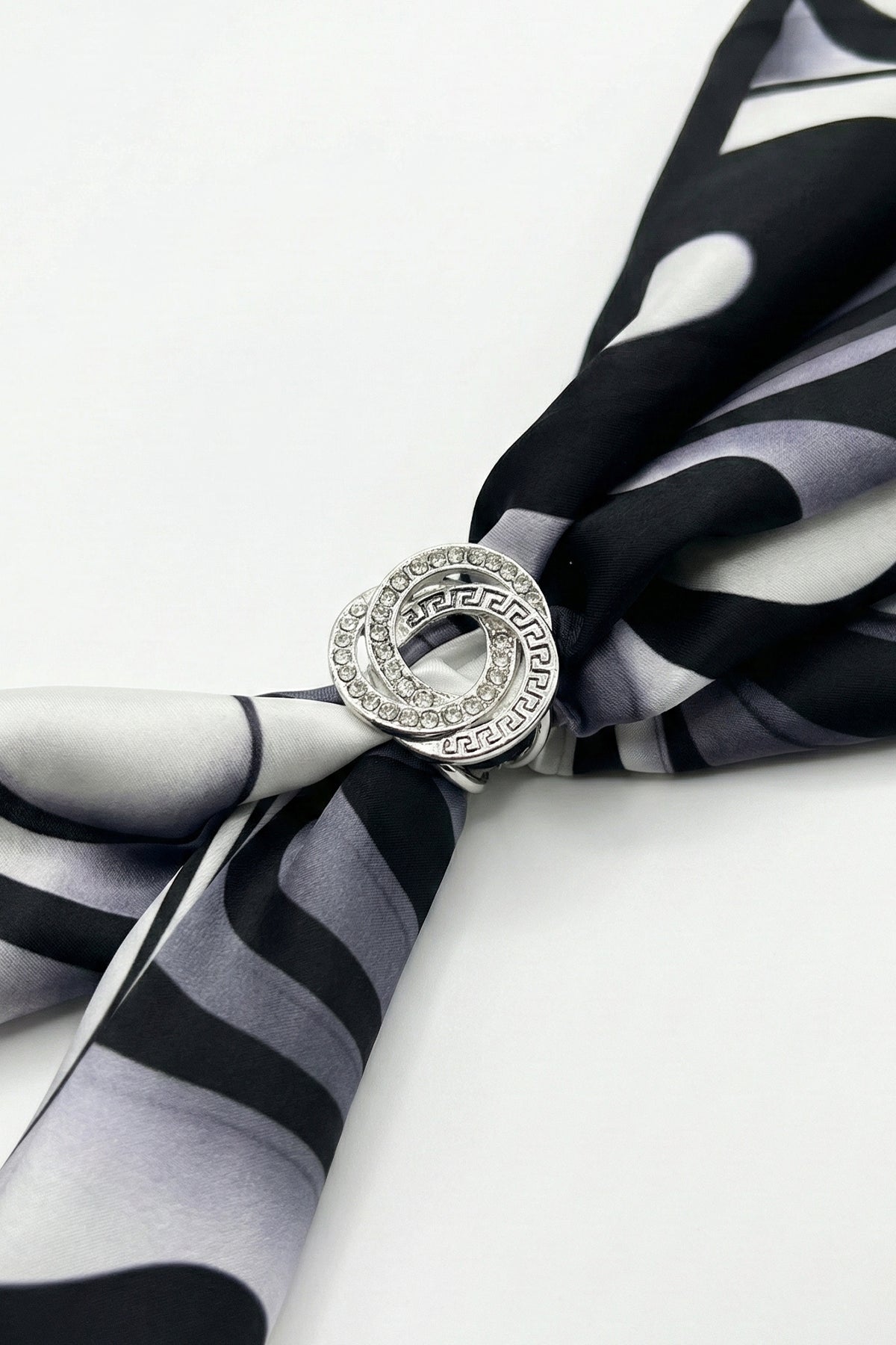 Eira Gümüş Fular Yüzüğü | Şal Yüzüğü | Eşarp Yüzüğü